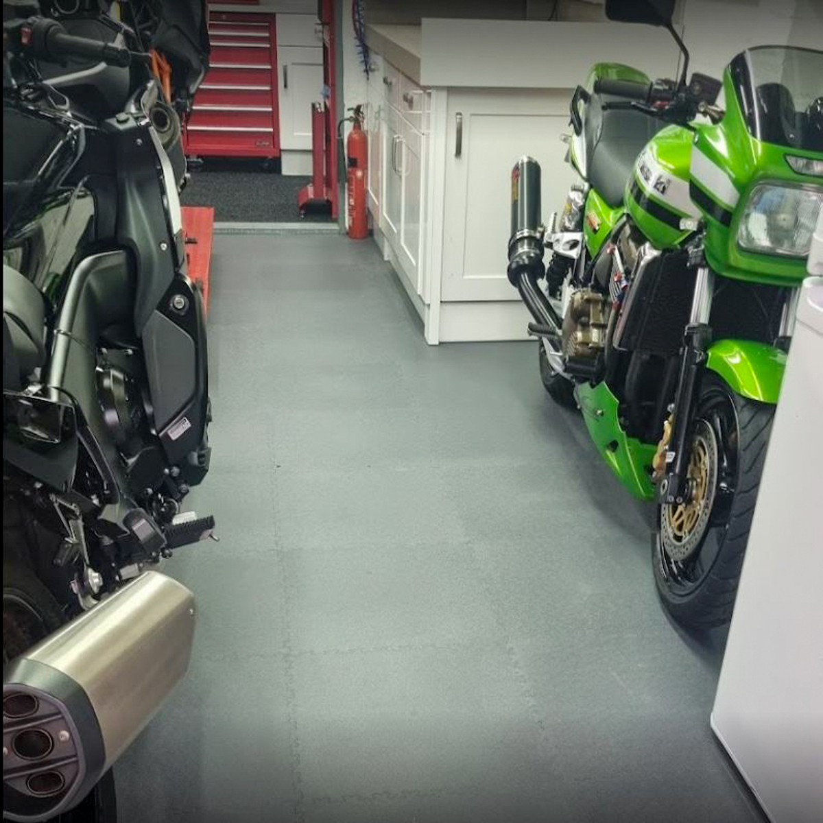 Interlocking Floor Tiles (1m2) X500/7 Graphite